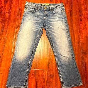 Big Star boot cut low rise Womens capri jeans W30